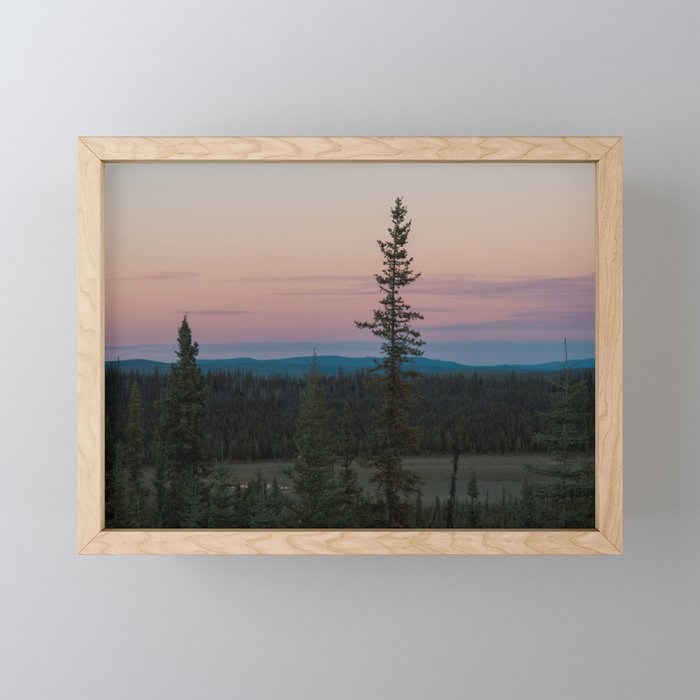 Yukon Evening Mini Art Print Gallery Image 1