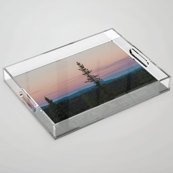 Yukon Evening Acrylic Tray Gallery Image 1