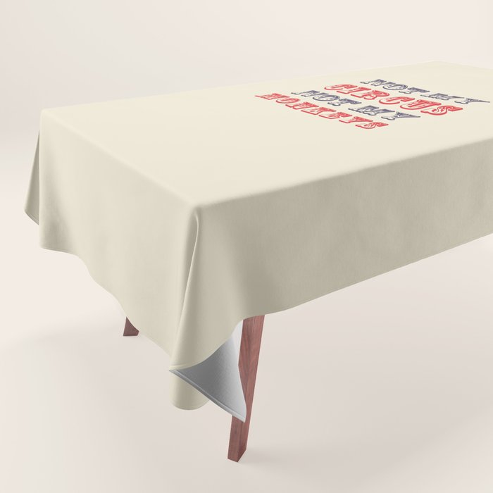 NOT MY CIRCUS NOT MY MONKEYS (Color) Tablecloth Gallery Image 1