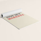 NOT MY CIRCUS NOT MY MONKEYS (Color) Yoga Mat Gallery Image 2