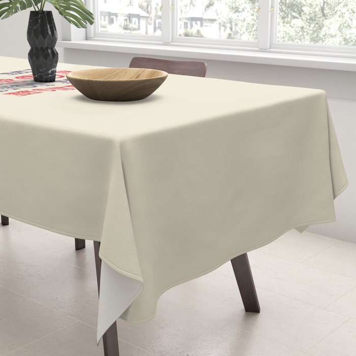 NOT MY CIRCUS NOT MY MONKEYS (Color) Tablecloth Gallery Image 3