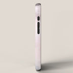 Modern Contemporary soft Pastel Pink Grey Abstract iPhone Case Gallery Image 2