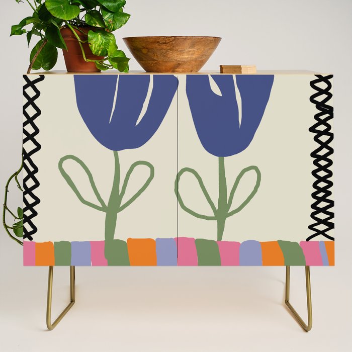 Happy two blooming  Credenza Gallery Image 1