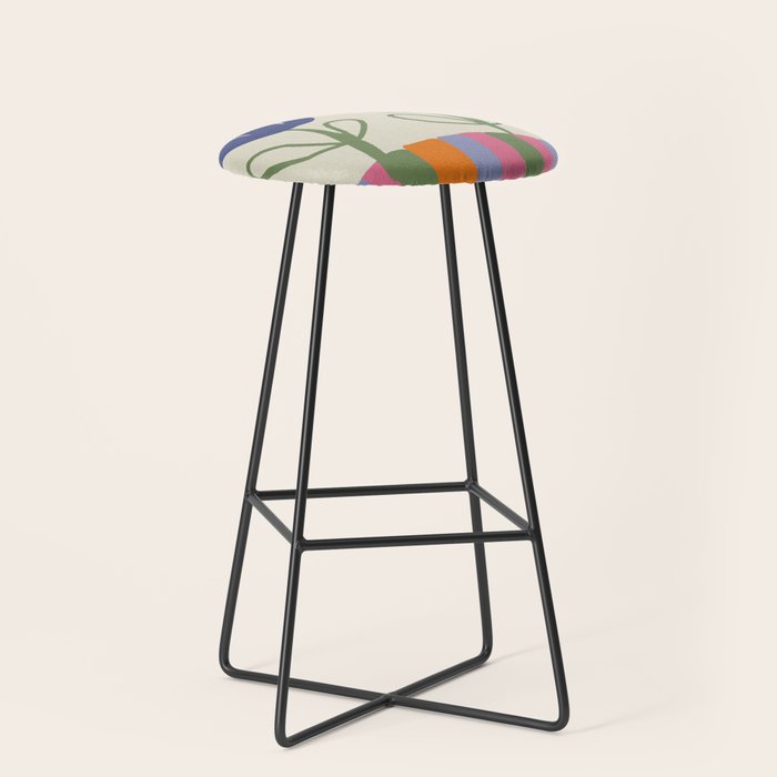 Happy two blooming  Stool Gallery Image 1