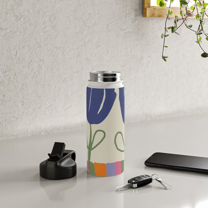 Happy two blooming  Water Bottle Gallery Image 4