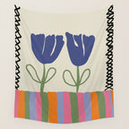 Happy two blooming  Wall Tapestry Gallery Image 4