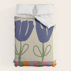 Happy two blooming  Duvet Cover Gallery Image 6