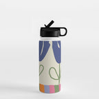 Happy two blooming  Water Bottle Gallery Image 1