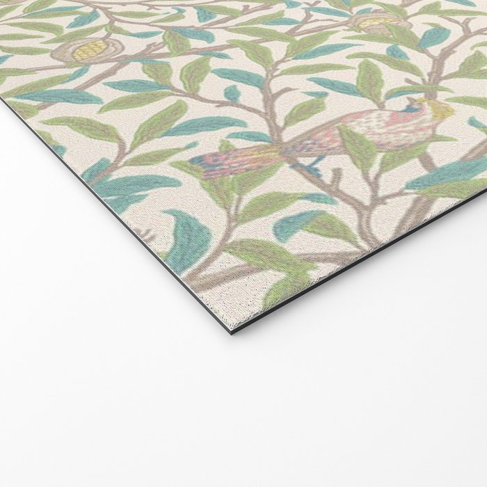 William Morris Bird and Pomegranate Pearl Jade Welcome Mat Gallery Image 2