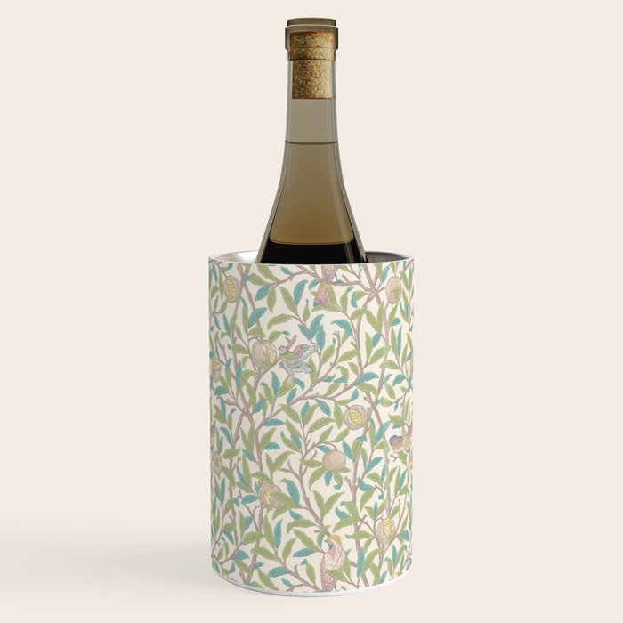 William Morris Bird and Pomegranate Pearl Jade Wine Chiller Gallery Image 1