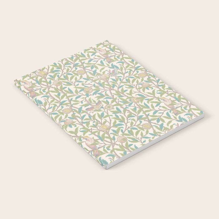 William Morris Bird and Pomegranate Pearl Jade Notebook Gallery Image 2