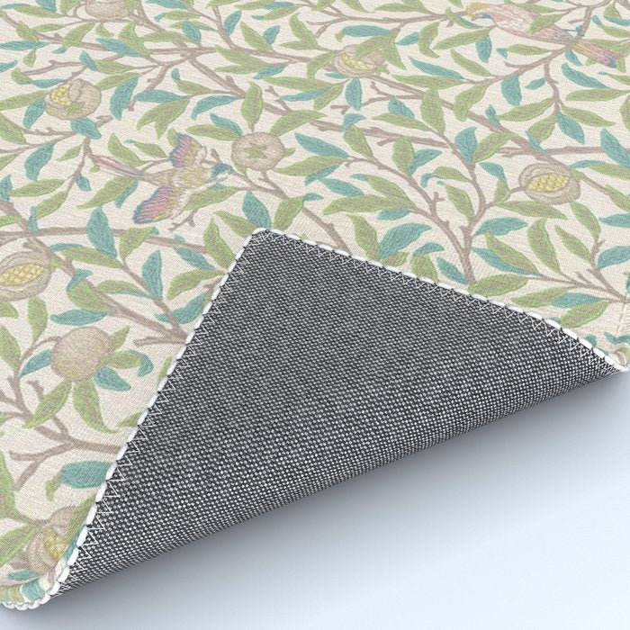 William Morris Bird and Pomegranate Pearl Jade Rug Gallery Image 4