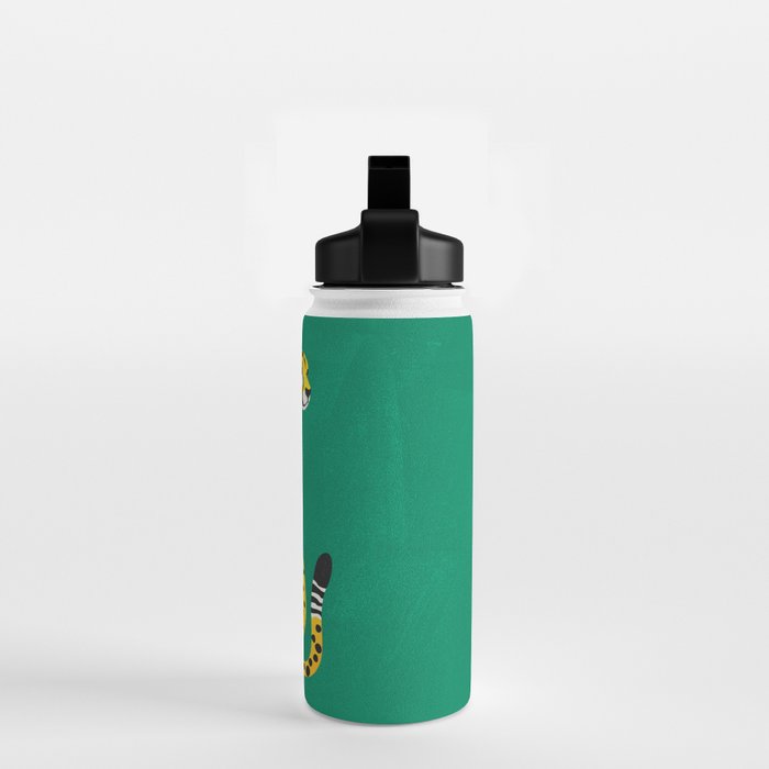 The Stare: Golden Cheetah Edition Water Bottle Gallery Image 2