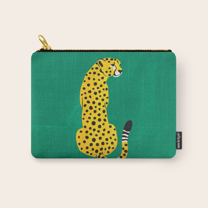 The Stare: Golden Cheetah Edition Carry All Pouch Gallery Image 1