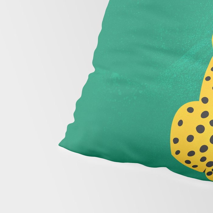 The Stare: Golden Cheetah Edition Pillow Sham Gallery Image 4
