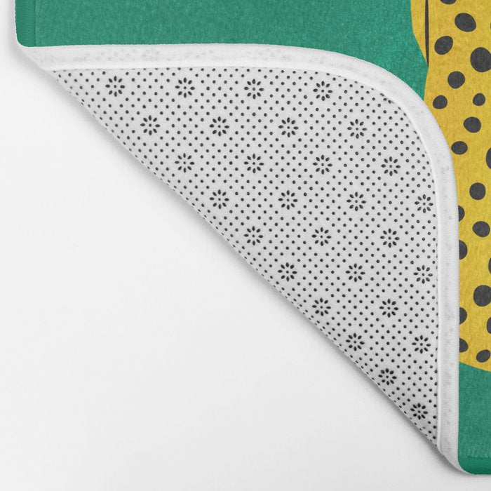 The Stare: Golden Cheetah Edition Bath Mat Gallery Image 2