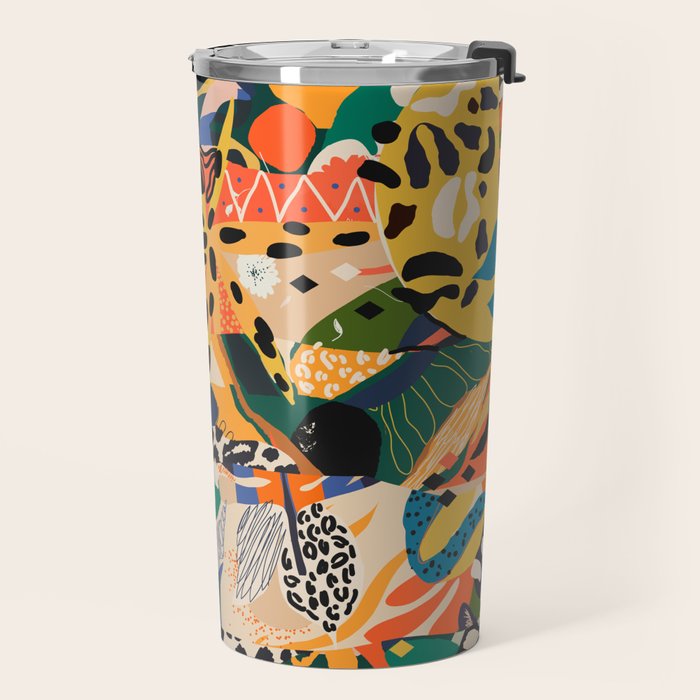POP COLLAGE 01: Wild Edition Travel Mug Gallery Image 2