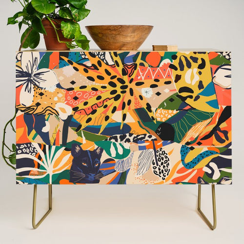 Pop Collage 01: Wild Edition Credenza