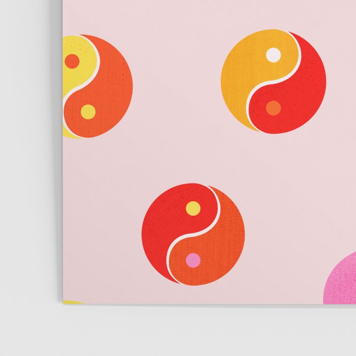 Ying Yang Bright Pattern Poster Gallery Image 3