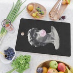 David blowing bubblegum bubble Cutting Board Gallery Image 2