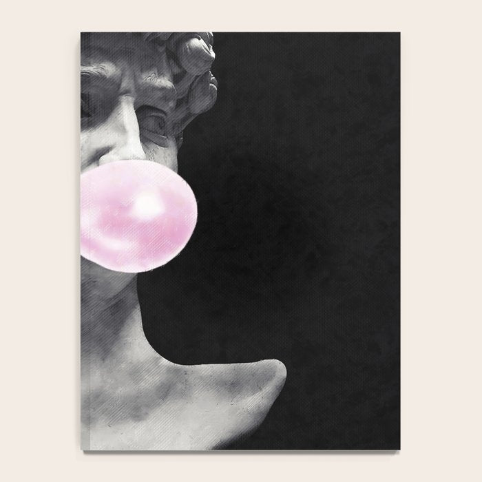 David blowing bubblegum bubble Notebook Gallery Image 4