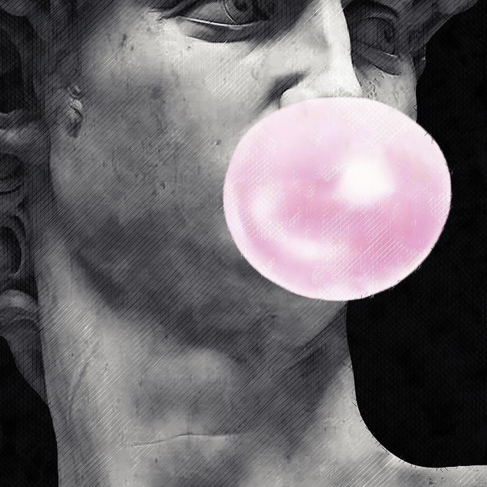 David blowing bubblegum bubble Coffee Mug Gallery Image 2