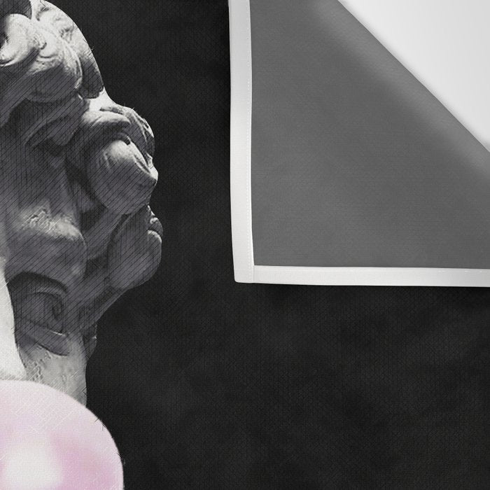 David blowing bubblegum bubble Wall Tapestry Gallery Image 3