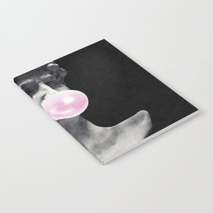 David blowing bubblegum bubble Notebook Gallery Image 2