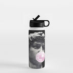 David blowing bubblegum bubble Water Bottle Gallery Image 1
