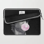 David blowing bubblegum bubble Laptop Sleeve Gallery Image 2