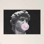 David blowing bubblegum bubble Welcome Mat Gallery Image 1
