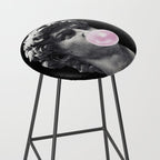 David blowing bubblegum bubble Stool Gallery Image 2