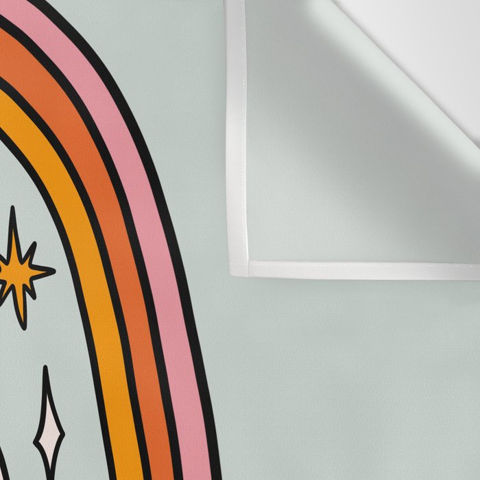 Rainbow Snowman Wall Tapestry Gallery Image 3