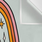 Rainbow Snowman Wall Tapestry Gallery Image 3