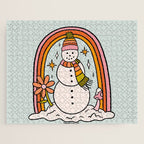 Rainbow Snowman Jigsaw Puzzle Gallery Image 1