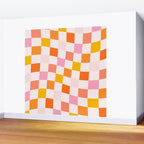 Checkers: PATTERN 04 | The Peach Edition Wall Mural Gallery Image 2