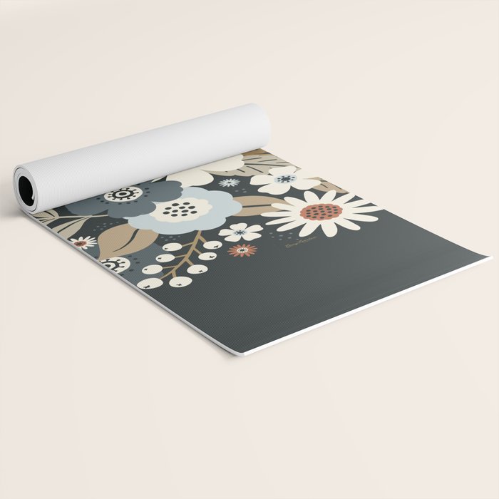 Fall Floral Botanicals Yoga Mat Gallery Image 2