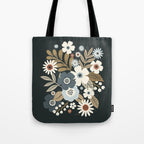 Fall Floral Botanicals Tote Bag Gallery Image 1