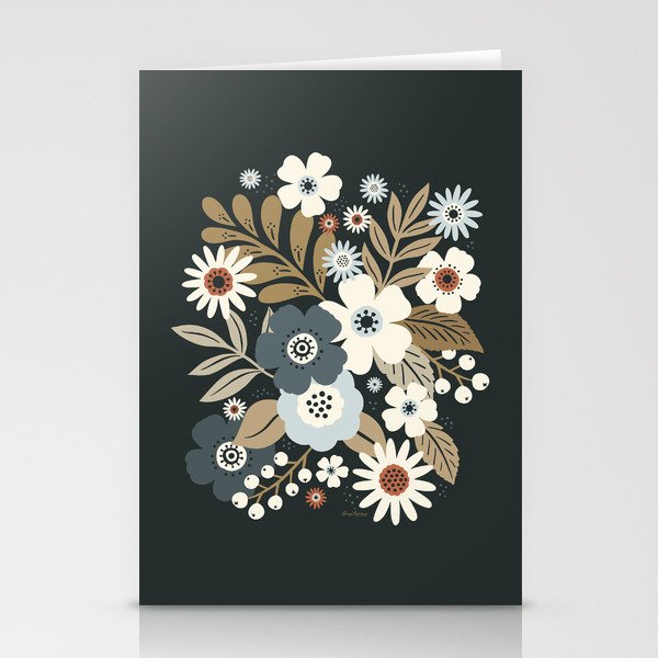 Fall Floral Botanicals Stationery Card Gallery Image 1