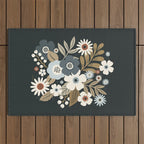 Fall Floral Botanicals Outdoor Rug Gallery Image 1
