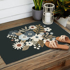 Fall Floral Botanicals Outdoor Rug Gallery Image 2