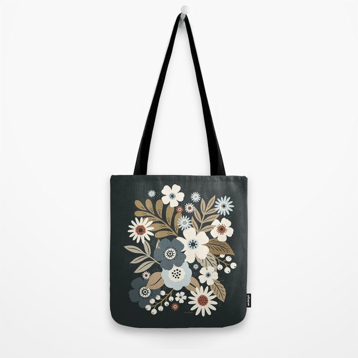Fall Floral Botanicals Tote Bag Gallery Image 2