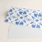Floral Pleasure blue B Wrapping Paper Gallery Image 2