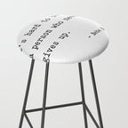 It is hard to beat a person who never gives up Stool Gallery Image 2