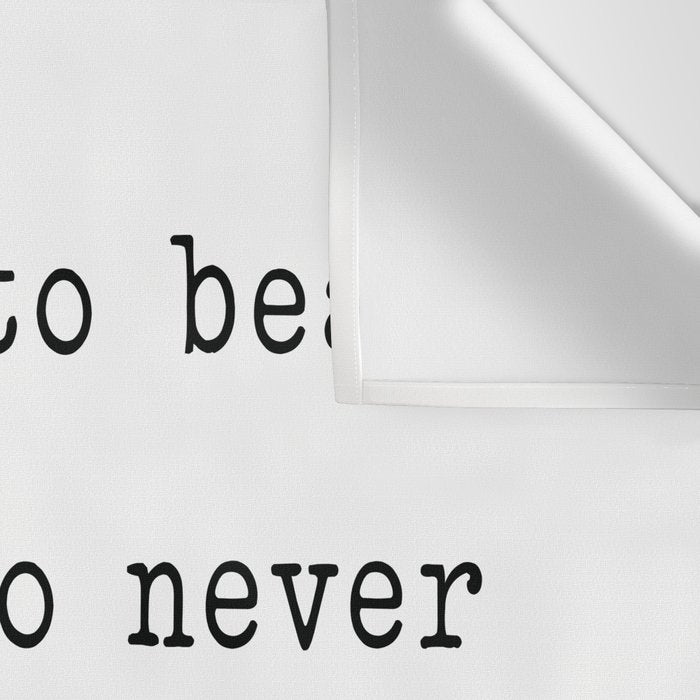 It is hard to beat a person who never gives up Wall Tapestry Gallery Image 3