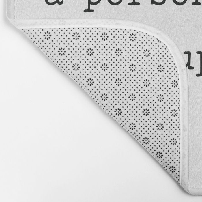 It is hard to beat a person who never gives up Bath Mat Gallery Image 2