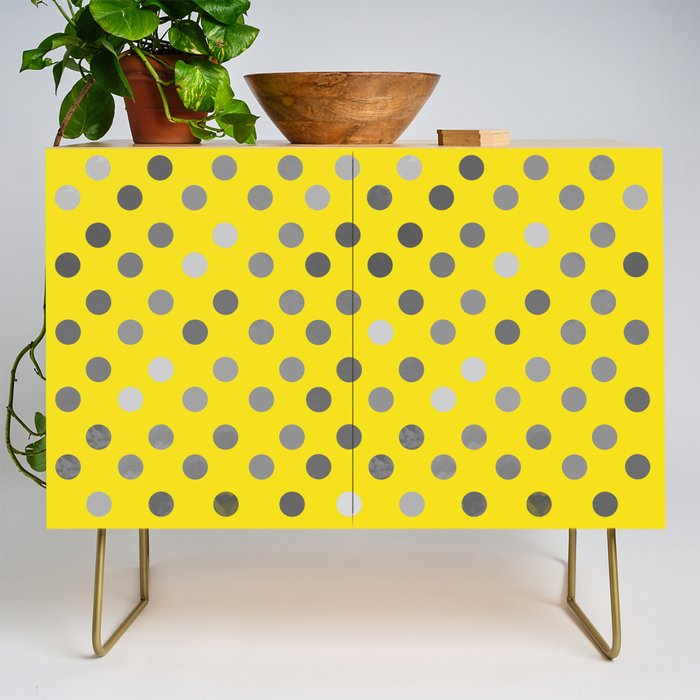 Polka Proton Yellow Credenza Gallery Image 1