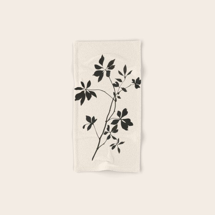 Botanical Silhouette I Bath Towel Gallery Image 1