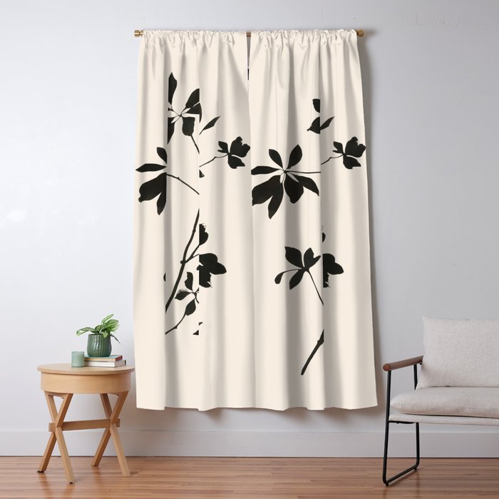 Botanical Silhouette I Window Curtain Gallery Image 5