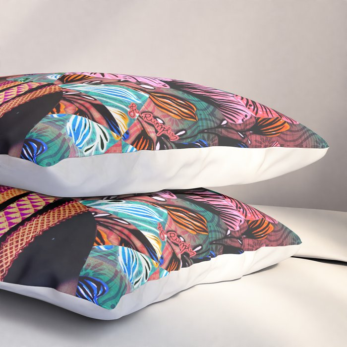Flowery Frida Pillow Sham Gallery Image 3